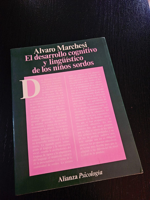 El desarrollo cognitivo y lingüístico de los niños sordos