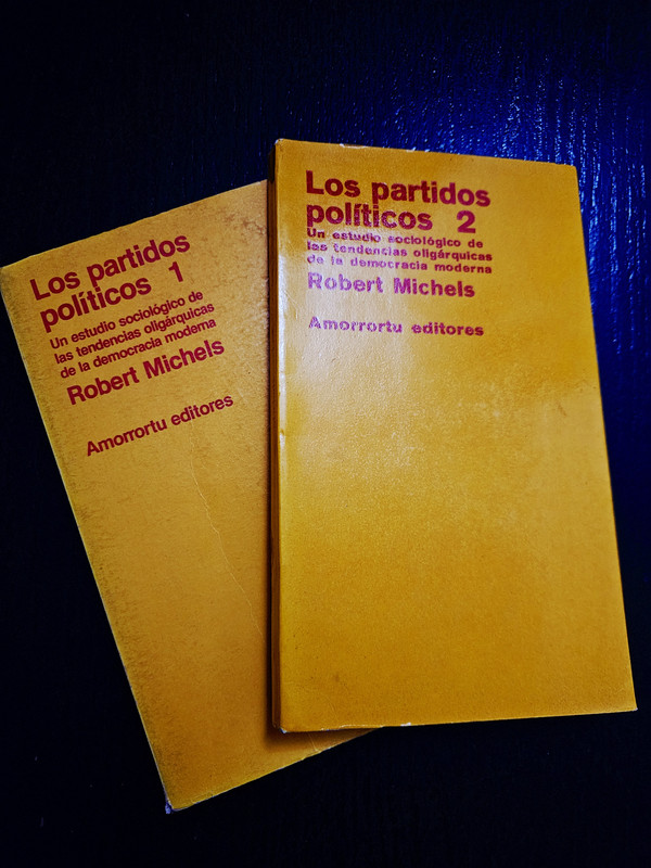 Los partidos políticos (volumen 1 y 2)