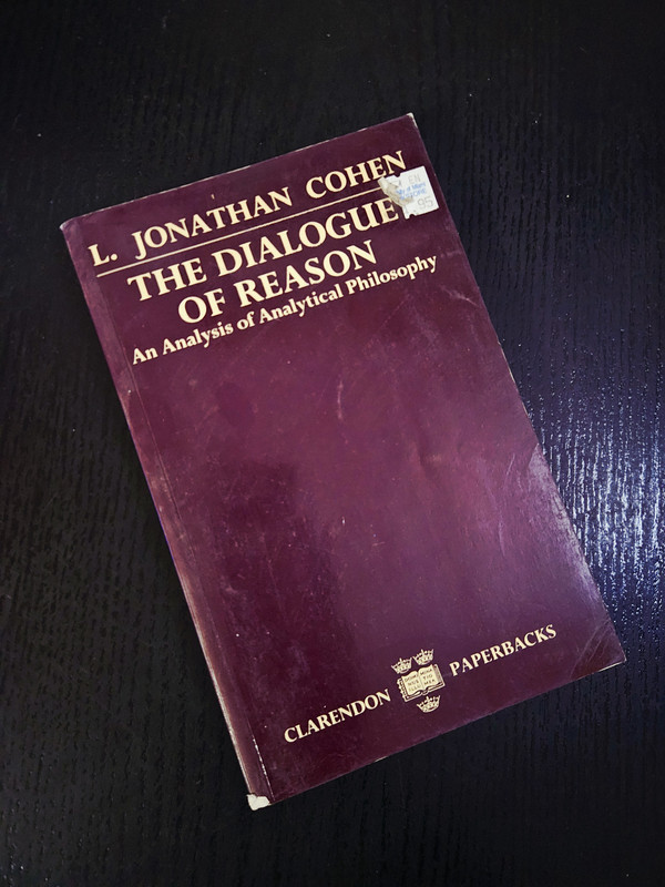 The Dialogue of Reason de L. Jonathan Cohen