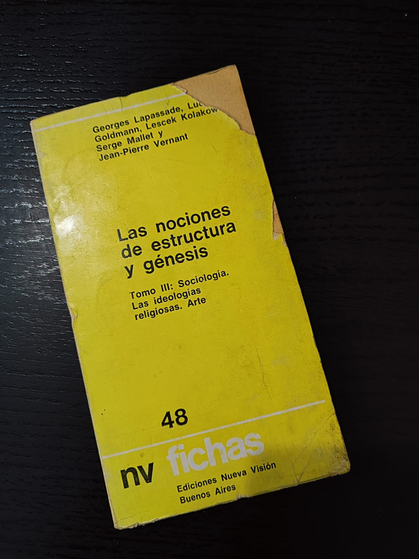 Las nociones de estructura y génesis
