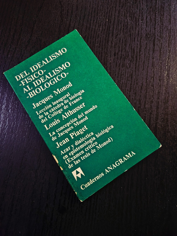 Del Idealismo Físico al Idealismo Biológico