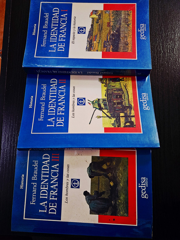 La Identidad de Francia - Fernand Braudel (3 tomos)