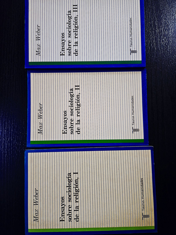 Ensayos sobre sociología de la religión, Tomos I, II y III