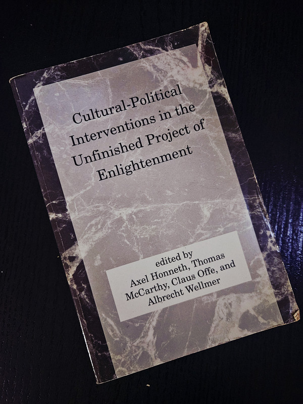 Cultural-Political Interventions in the Unfinished Project of Enlightenment
