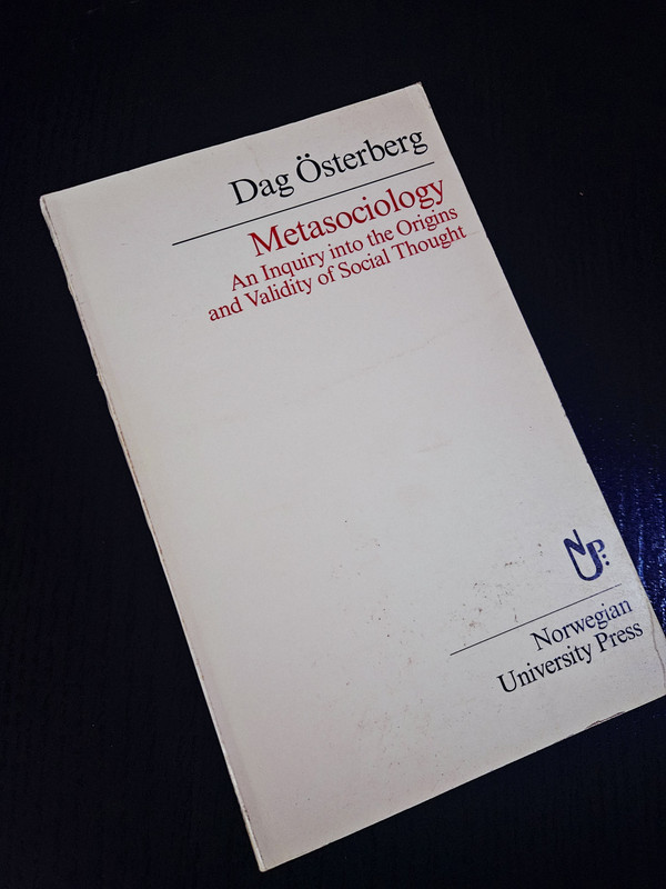 Metasociología de Dag Østerberg