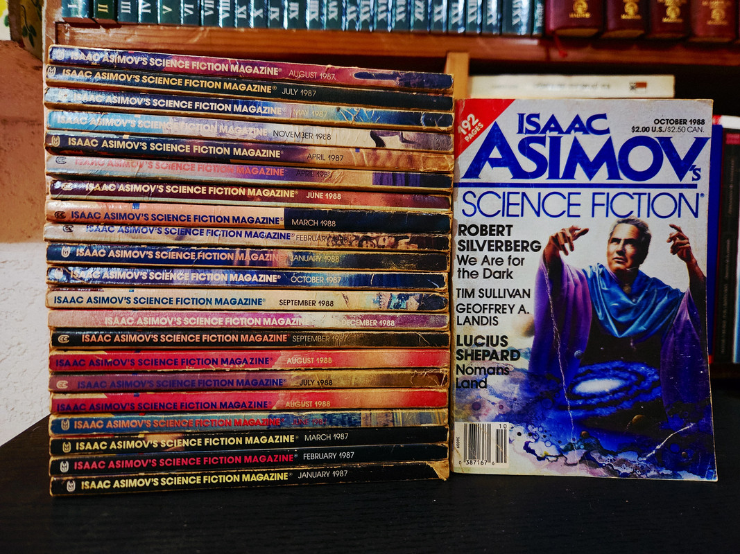 Revistas antiguas de ciencia ficción ‘Isaac Asimov’s’