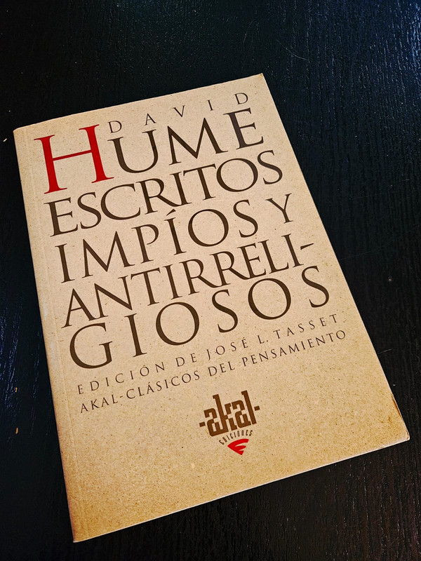 Escritos impíos y antirreligiosos de David Hume