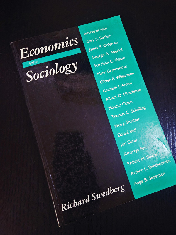 Economics and Sociology