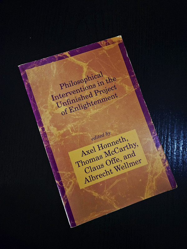 Philosophical Interventions in the Unfinished Project of Enlightenment