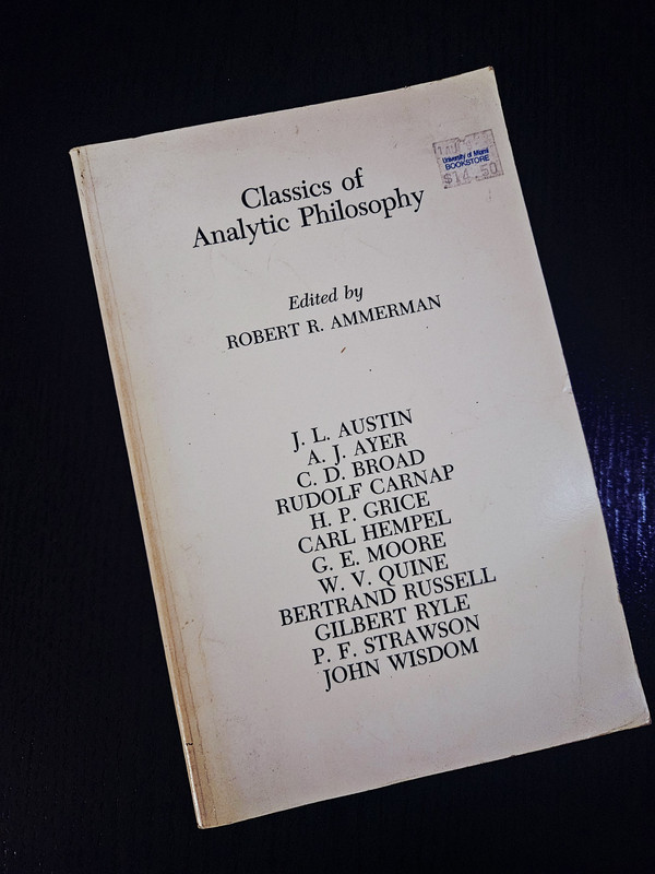 Classics of Analytic Philosophy