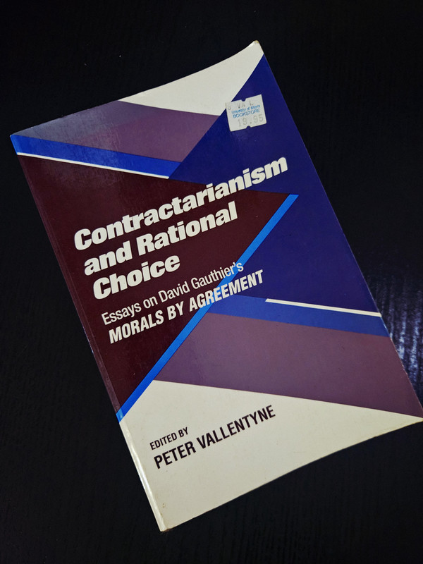 Contractarianism and Rational Choice