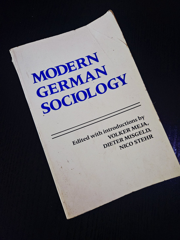 Modern German Sociology