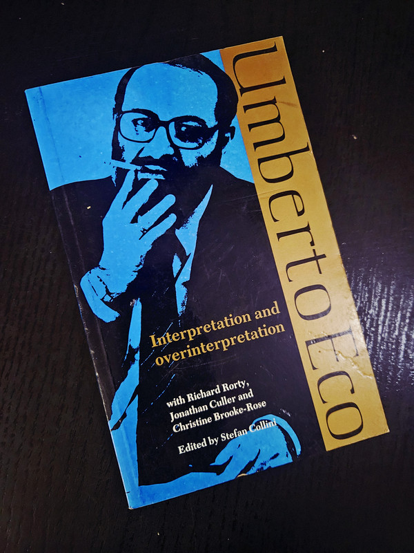 Interpretation and Overinterpretation de Umberto Eco