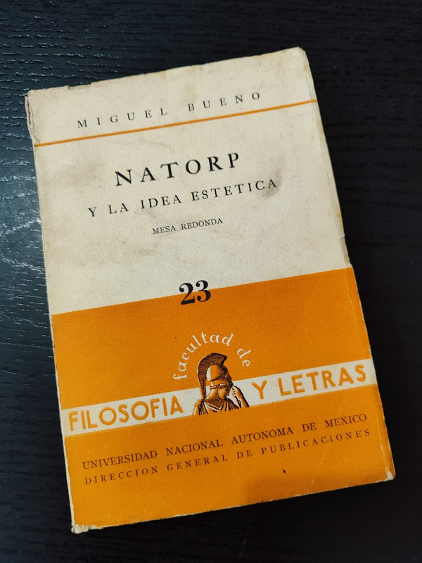 Natorp y la idea estética