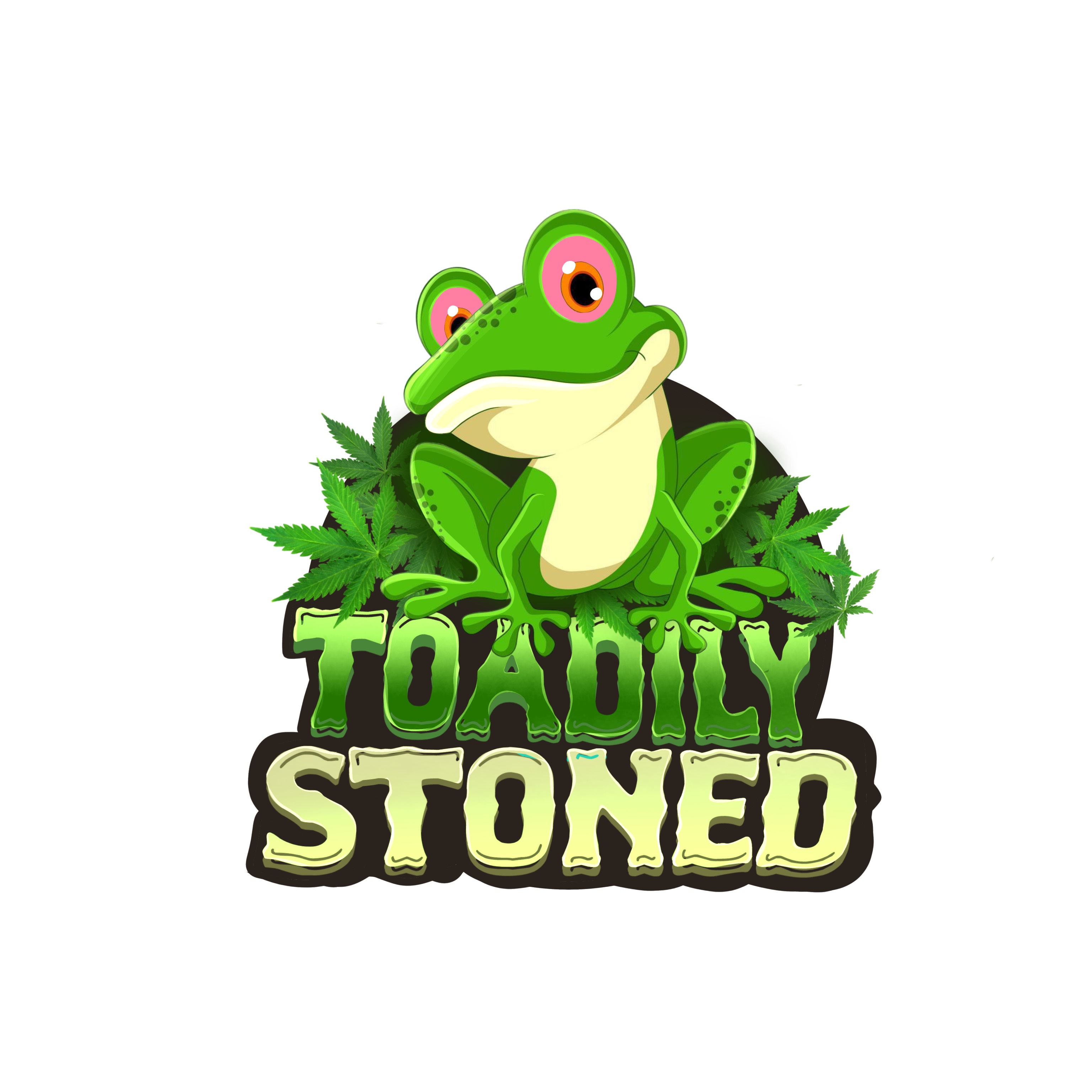 Toadily Stoned Sticker