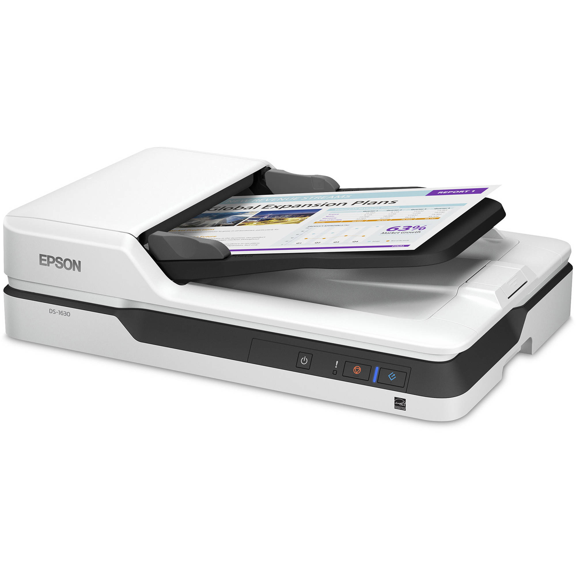 Scanner Workforce EPSON DS-1630 Color A4 (220v-400) USB - B11B239402