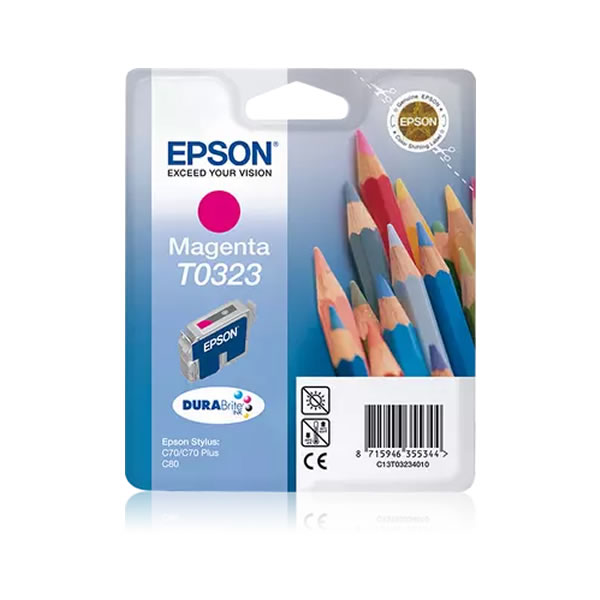 Cartouche EPSON T0323 Magenta/1240p/C80/CX5400/C82N/C70+ -C13T032340