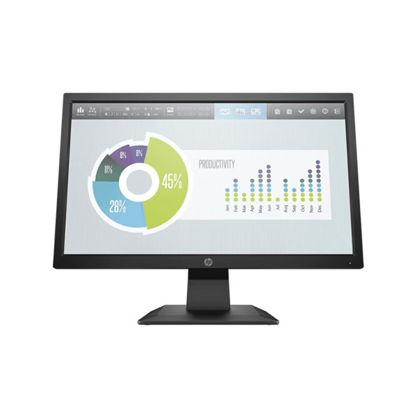 Moniteur HP grand ecran HD P204v 19,5 pouces - 5RD66AA