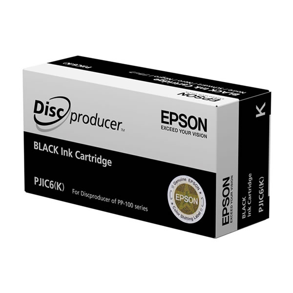 Cartouche EPSON Noire pour PP-100 (PJIC6)-C13S020452