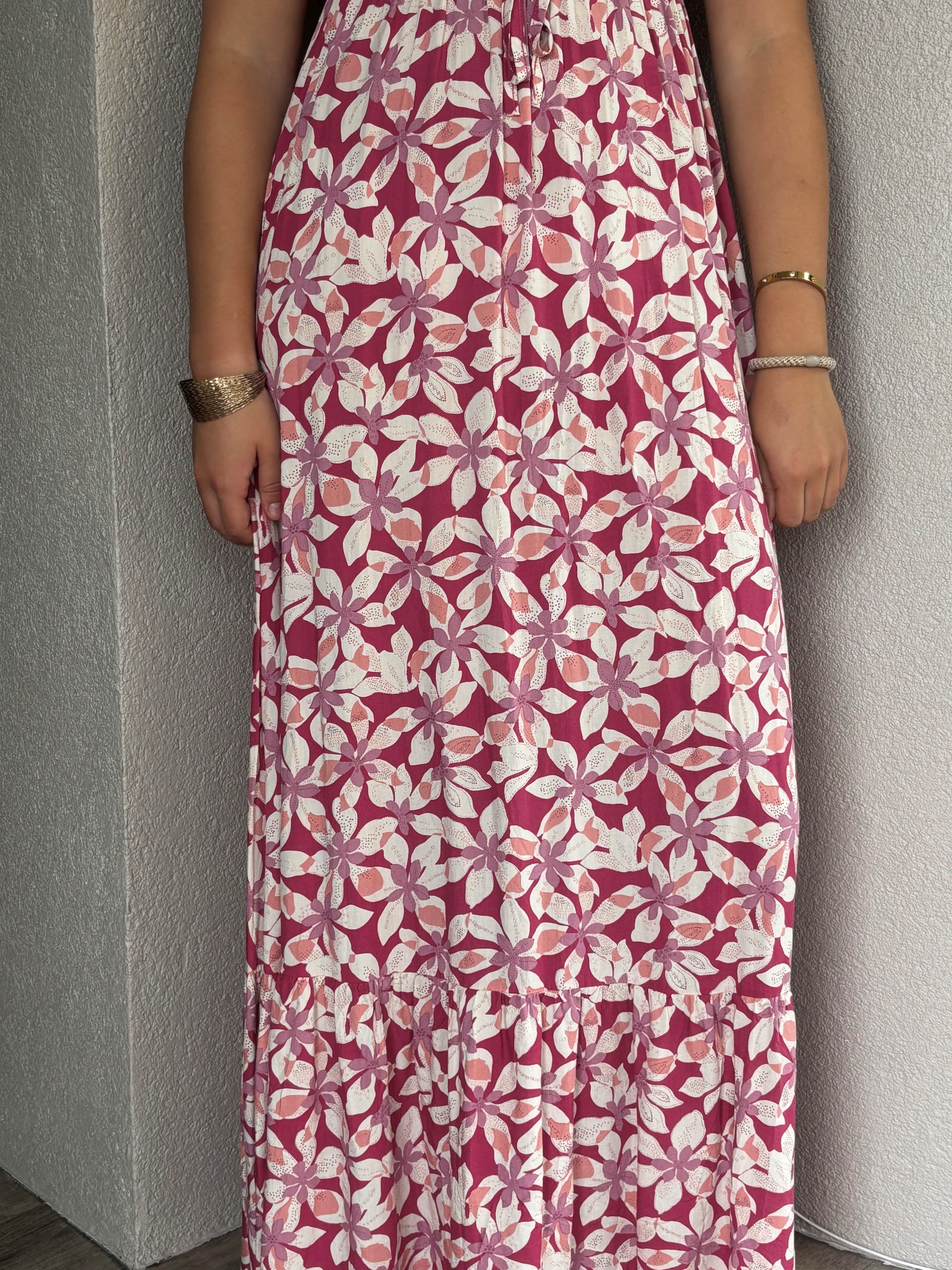 Robe decontractée à imprimé floral 