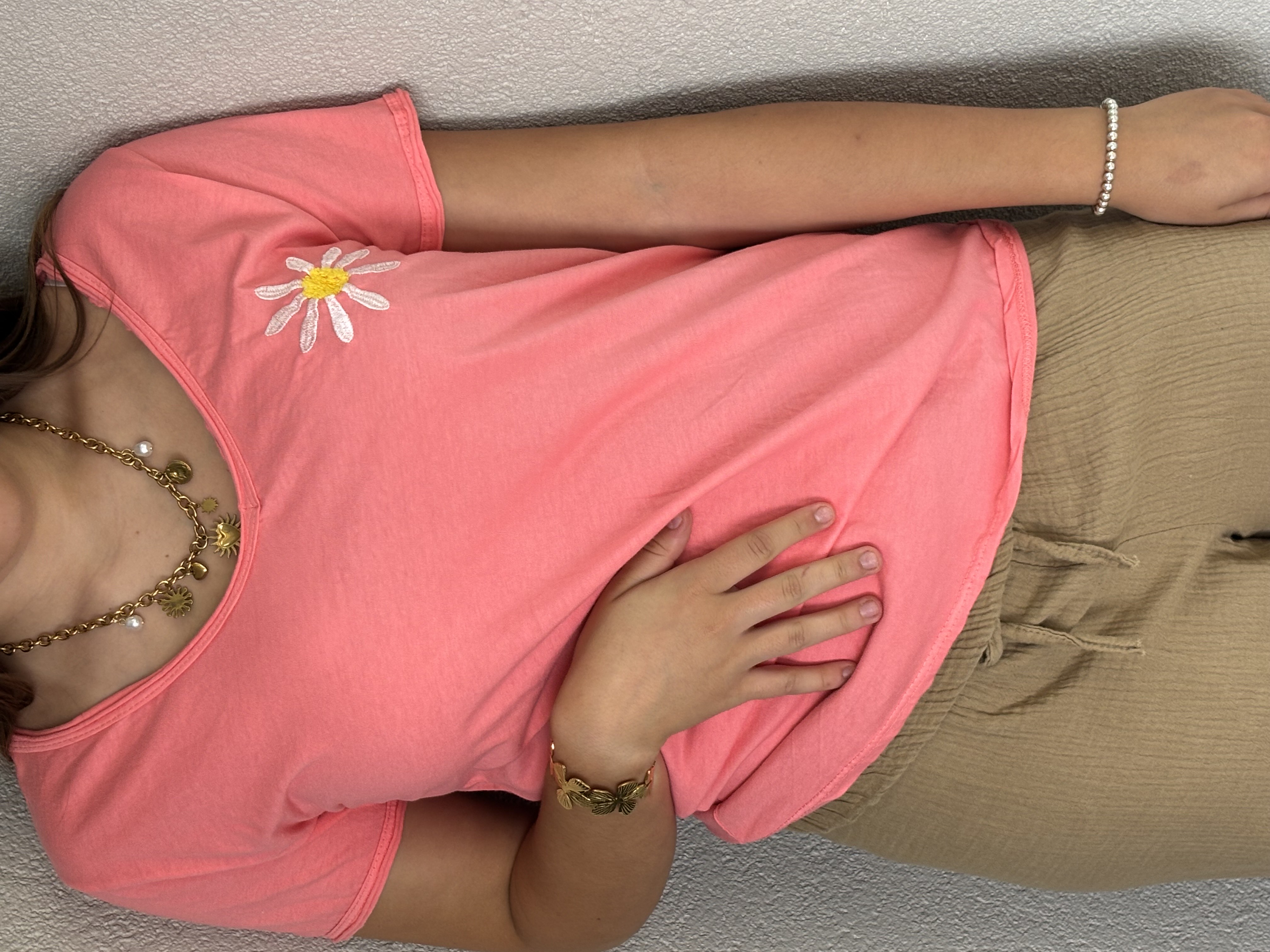 Tee-shirt Margherita Rose en Coton 