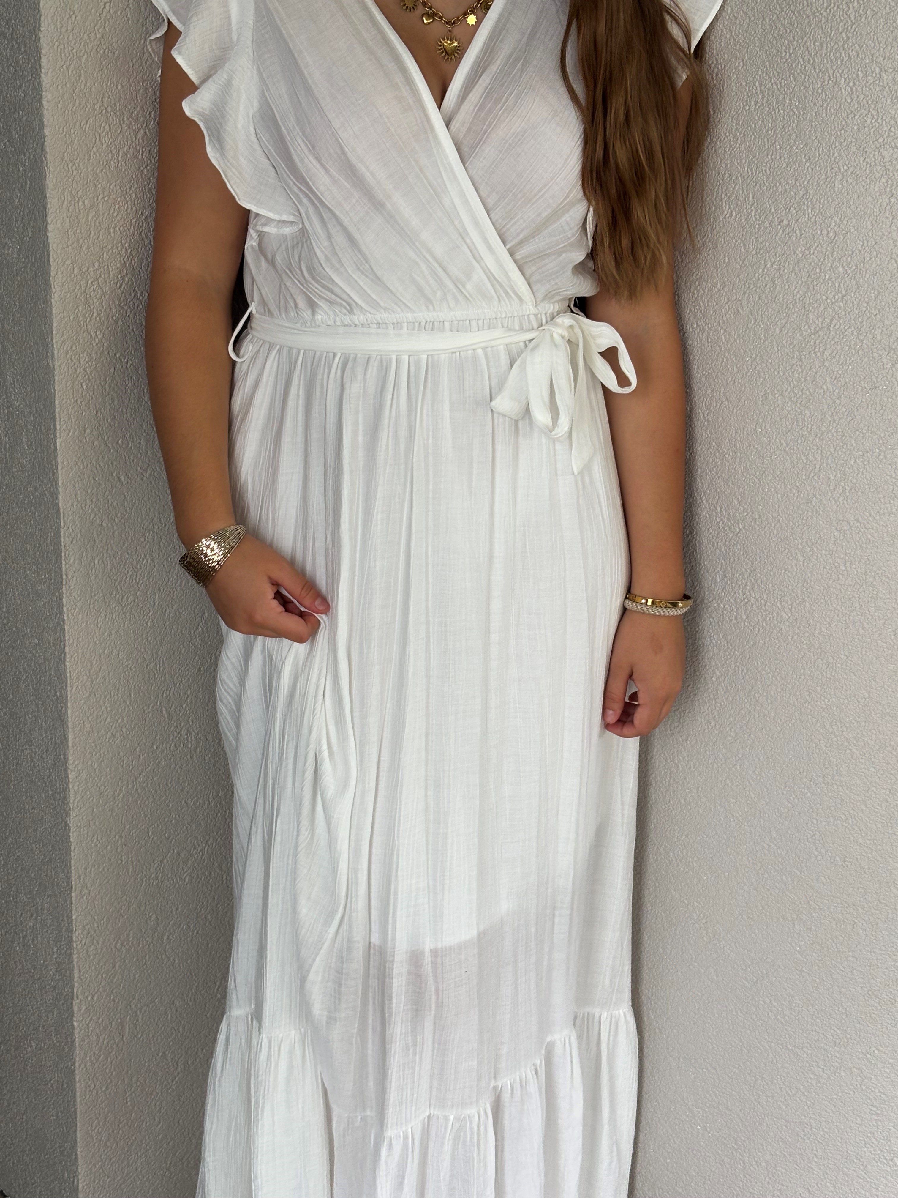 Robe longue blanche 