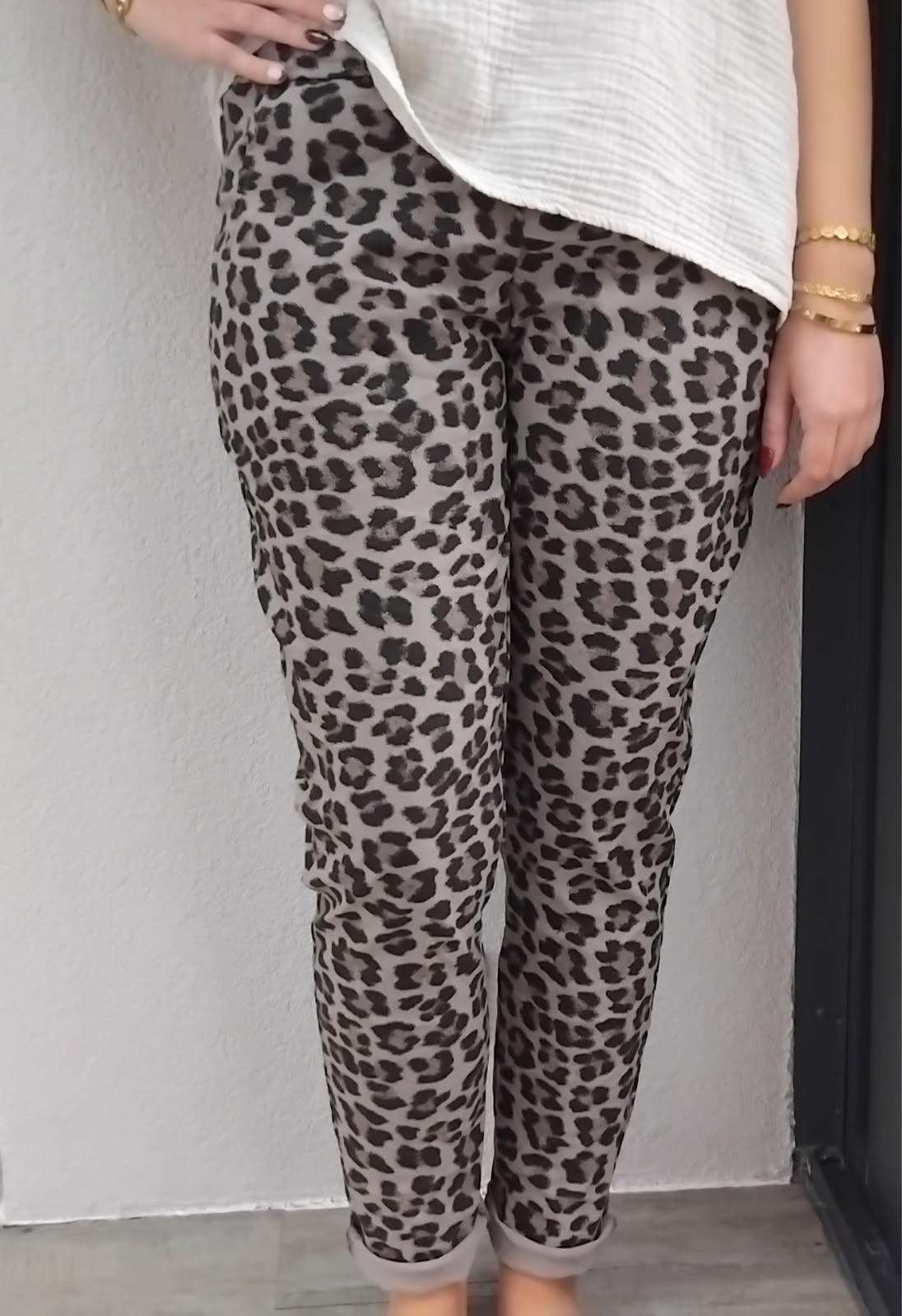 Pantalon léopard