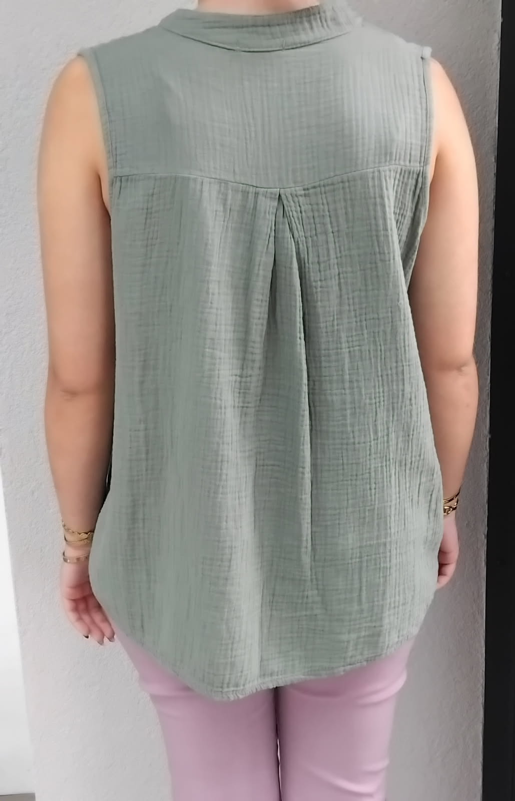 Débardeur en Gaze de Coton 