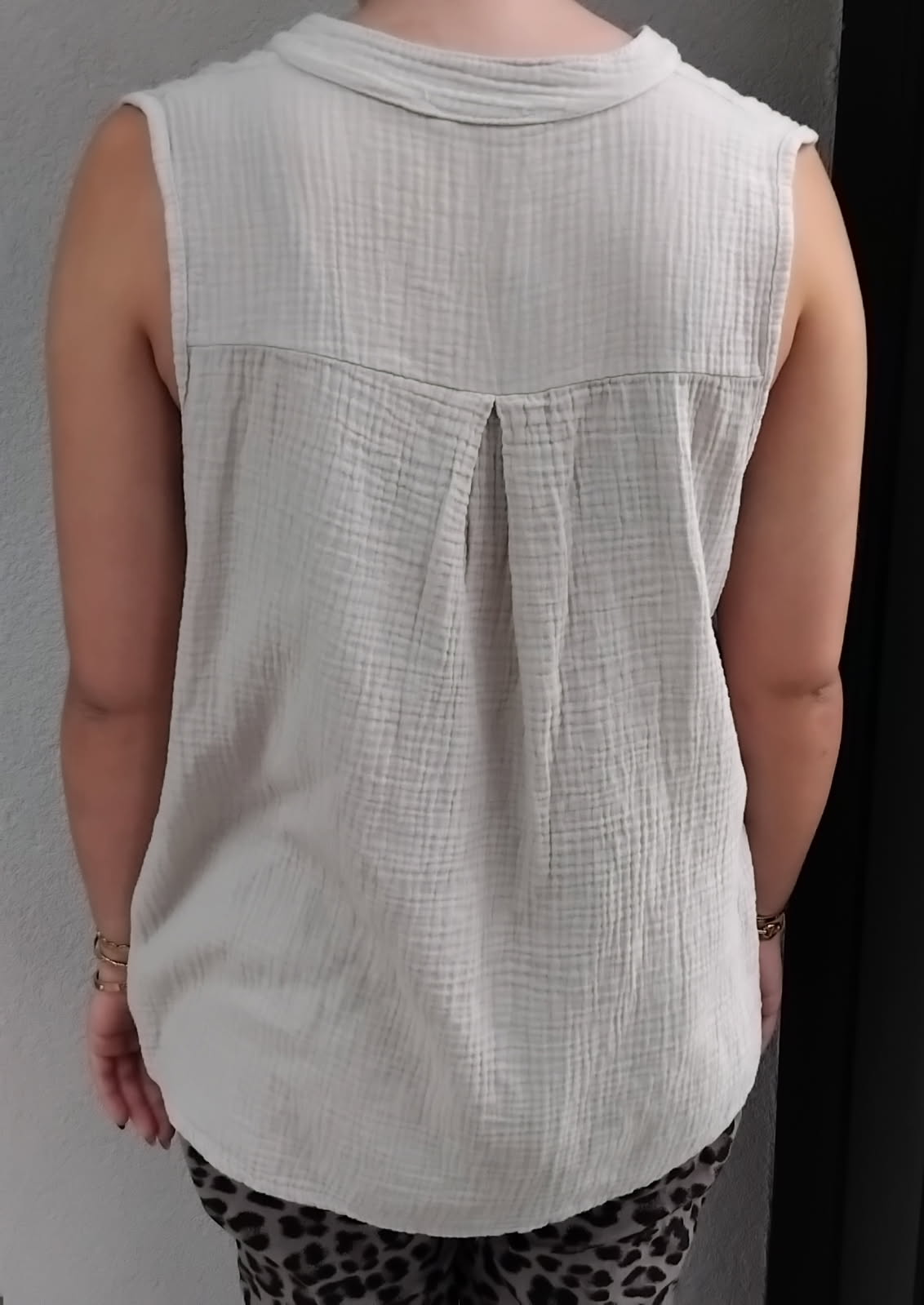 Débardeur en Gaze de Coton 