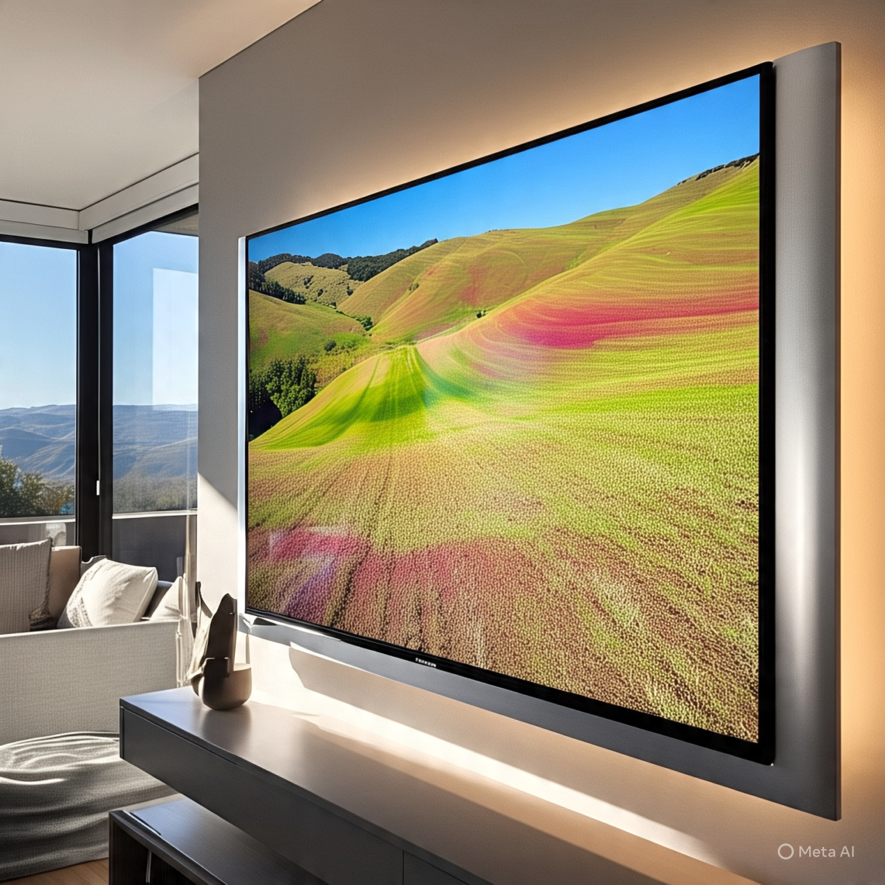 84" (16:9) ULTRA SLIM FIXED FRAME SCREEN WITH CINE MATT WHITE FABRIC