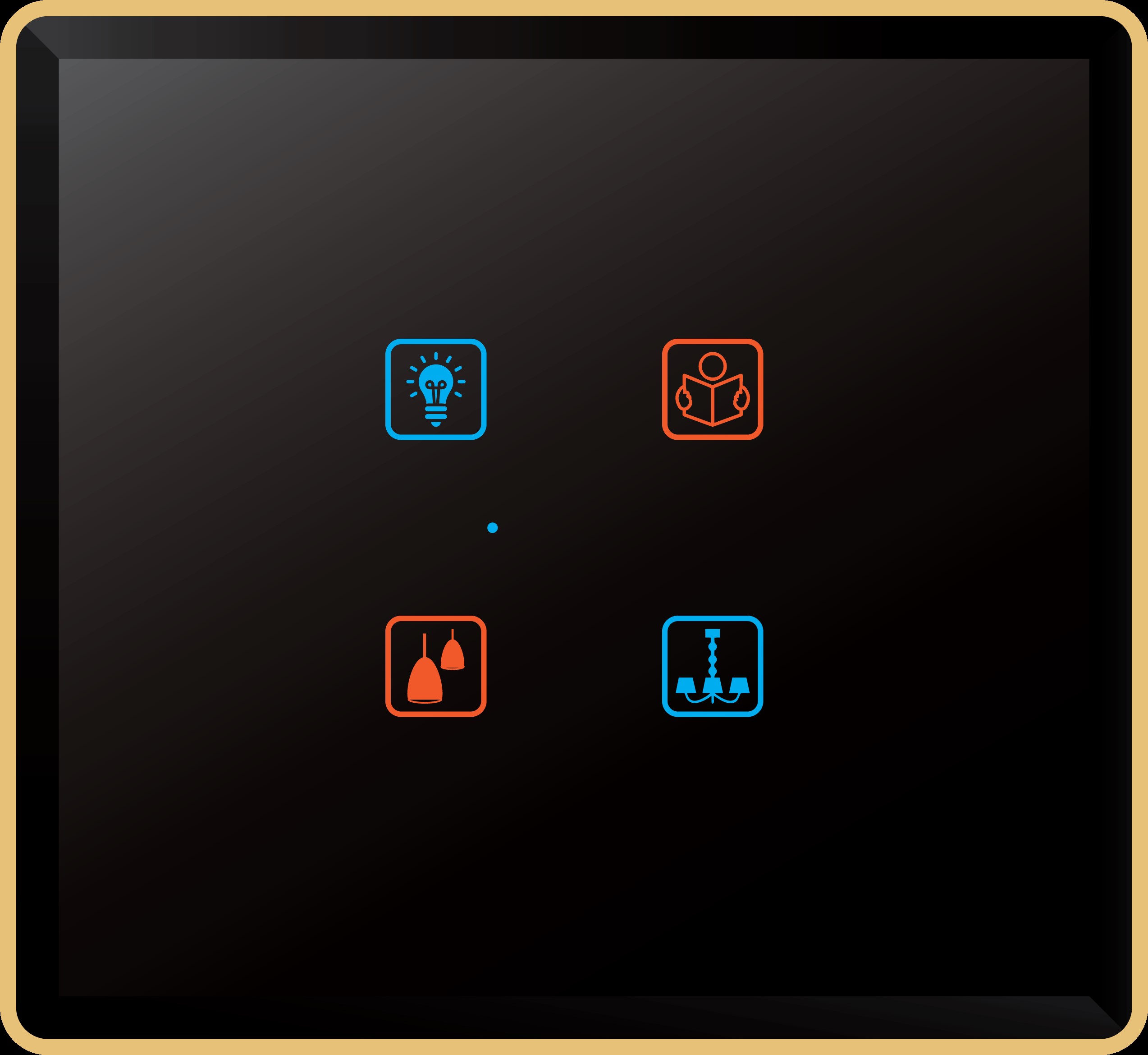 EDGE COLOR TOUCH 4 SWITCH ( ALL 6A SWITCH ) MODULE -2