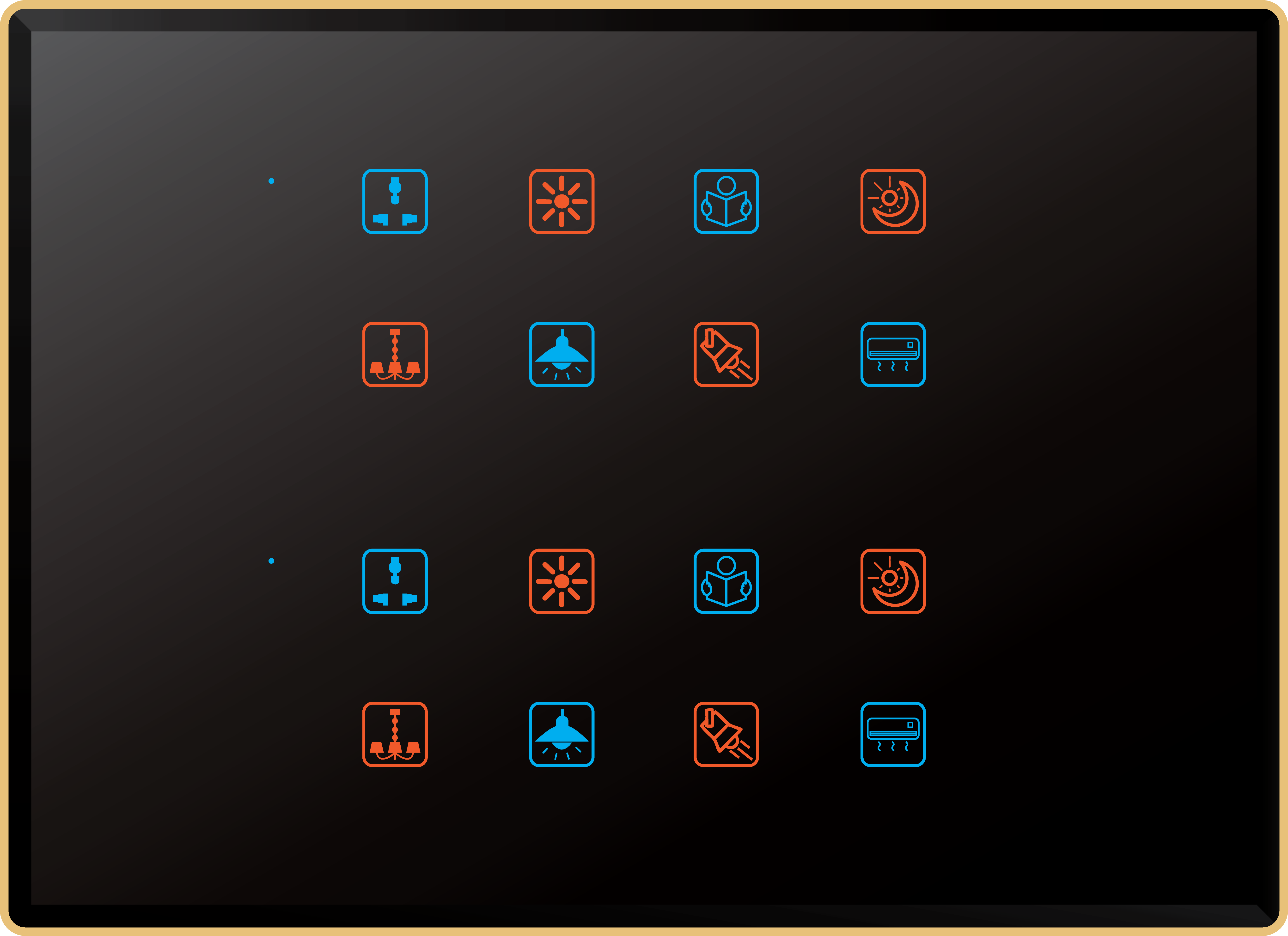 EDGE COLOR TOUCH 16 SWITCH MODULE -12 