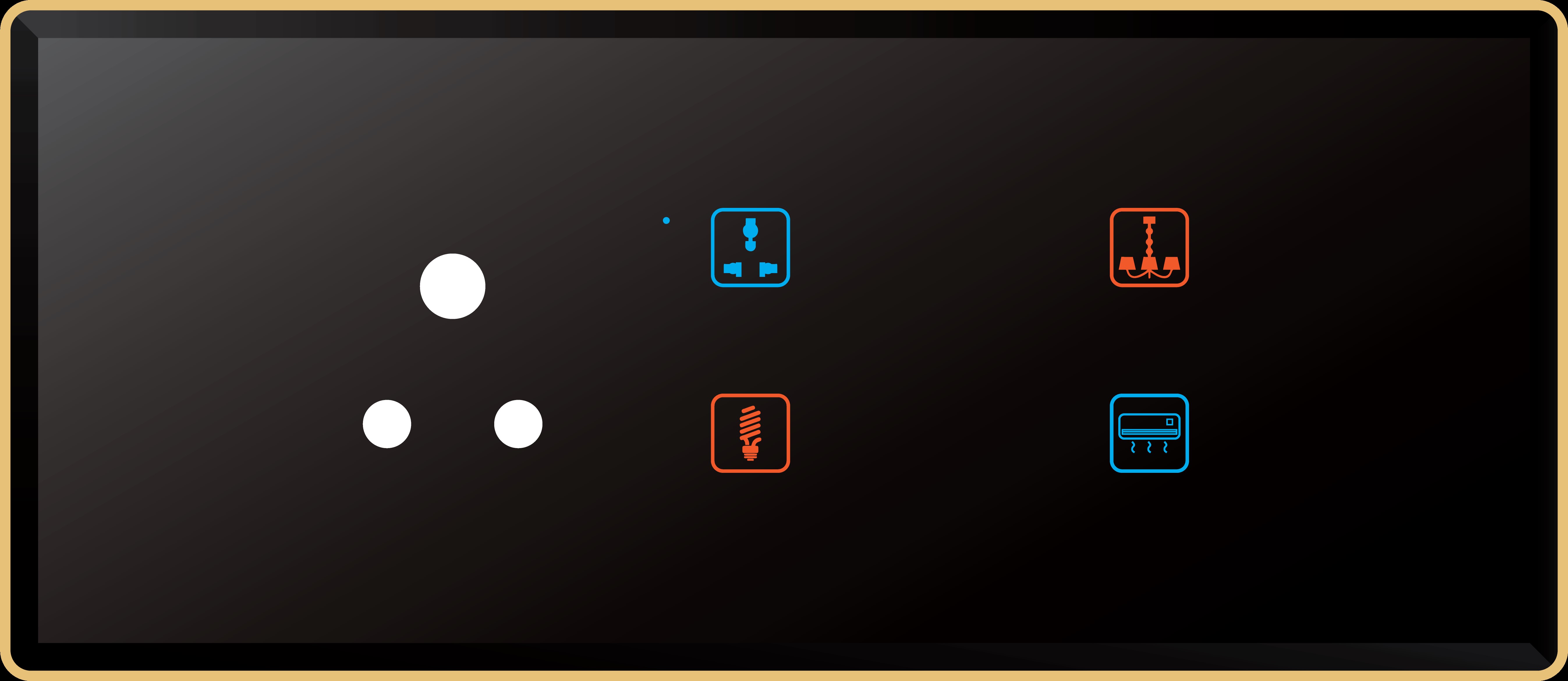 EDGE COLOR TOUCH 4 SWITCH 1 SOCKET MODULE -6 