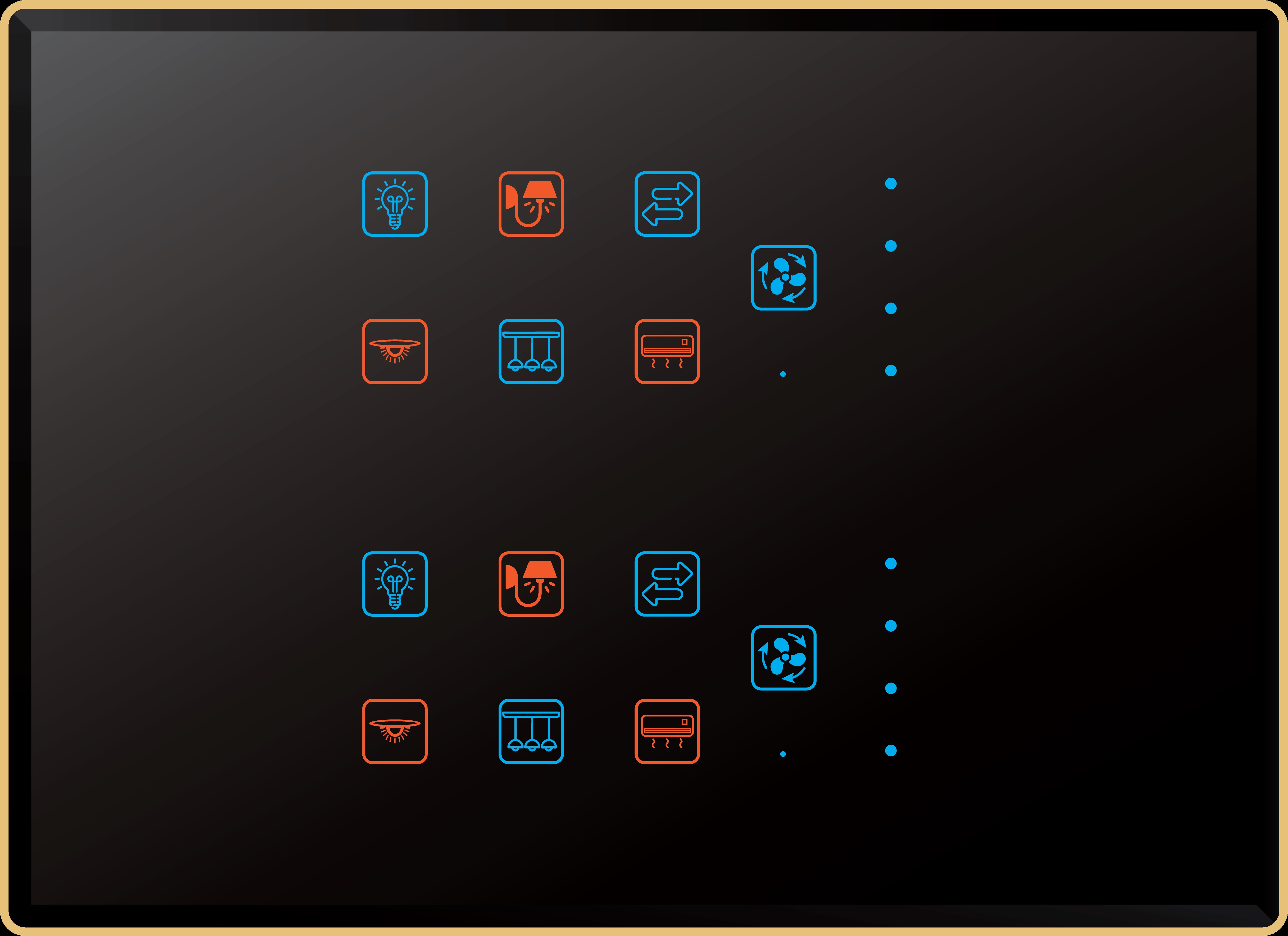 EDGE COLOR TOUCH 12 SWITCH 2 FAN