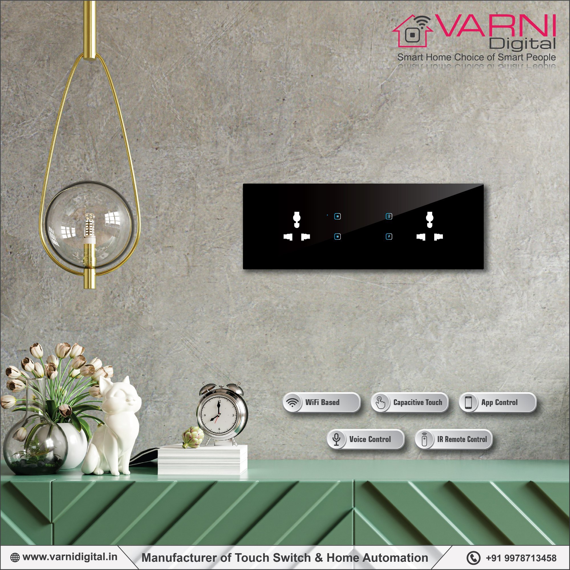 ROYAL EDGE COLOR TOUCH 4 SWITCH 2 SOCKET 