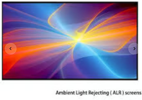110" 16:9 FIXED FRAME PROJECTION SCREEN ALR STANDARD THROW