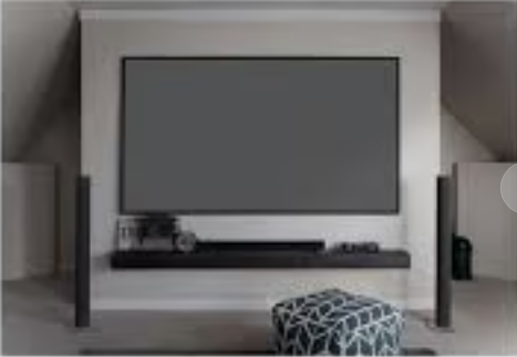 120" FIXED FRAME 3D SILVER PROJECTION SCREEN