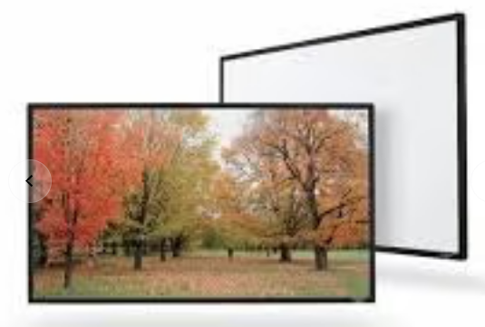 119" (104"x58") Acoustically Fix frame projector screen In 16:9 Ratio, UHD/3D/4K Technology