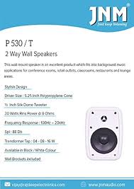 JNM P 530  T  WALL MOUNT SPEAKER 