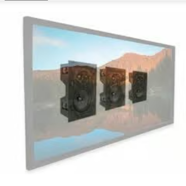 84" (73"x41") WOOVEN ACOUSTIC 4 K FIXED FRAME SCREEN 