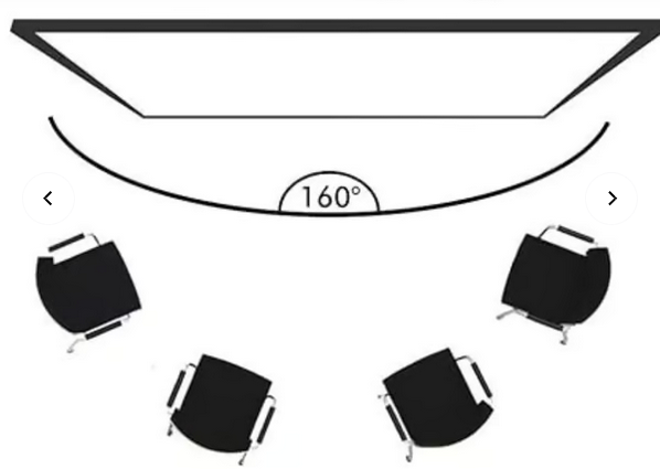 92" (16:9) FIXED FRAME PROJECTION SCREEN 