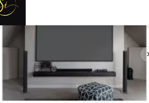110" FIXED FRAME PROJECTION SCREEN 3D SILVER 16:9