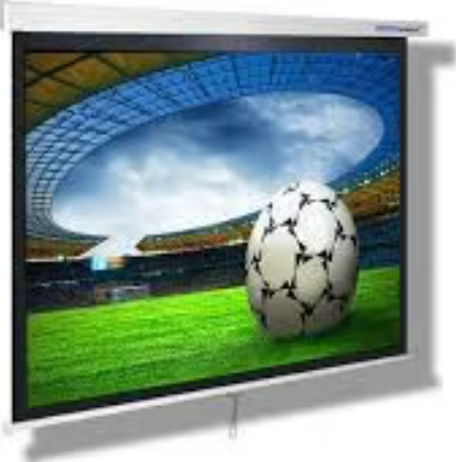 92 Inches Diagonal, 16:9 Aspect Ratio, 7 ft x 4 ft Ultra HD 3D and 4K Manual Wall Type No Autolock/Instalock Projector Screen, (White)