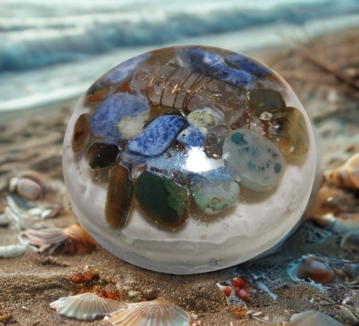 Orgonite Meia Esfera