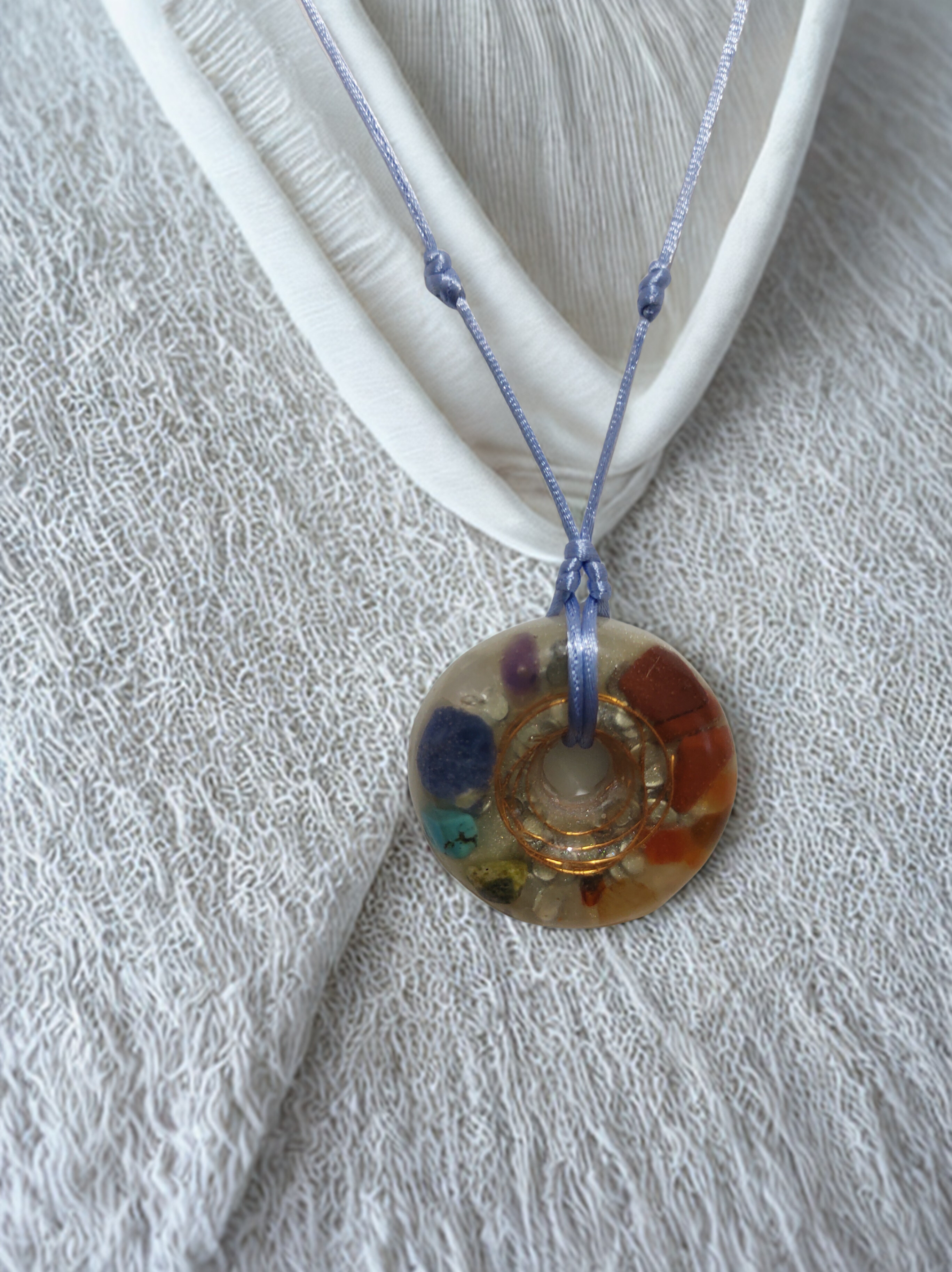 Pingente Orgonite Harmonizador de Chacras 002