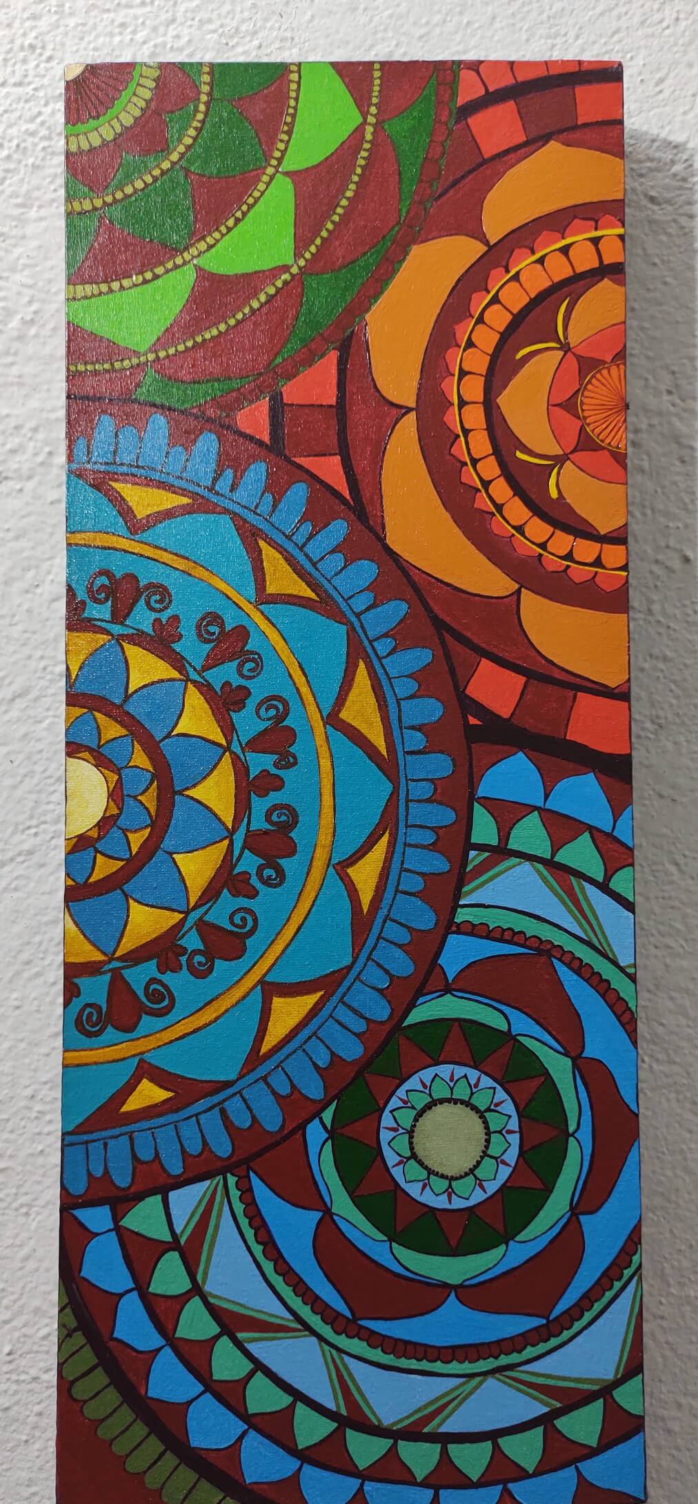 Mandala em tela painel