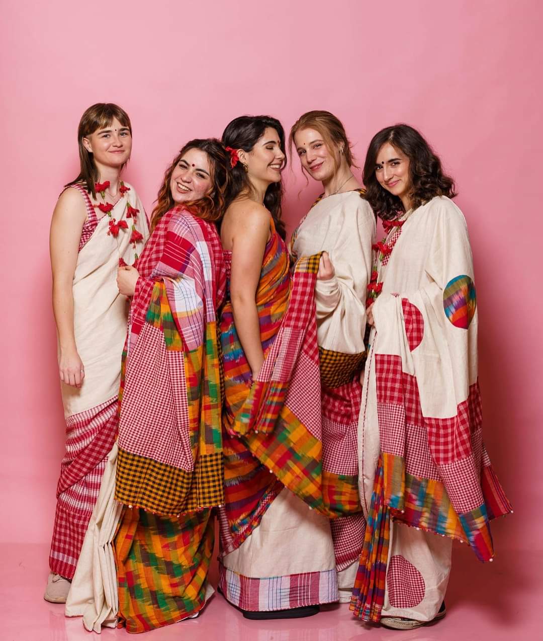 🤩 TRENDING PURE KHADI COTTON KOTKI GAMCHA MIX MATCH SAREE 🤩