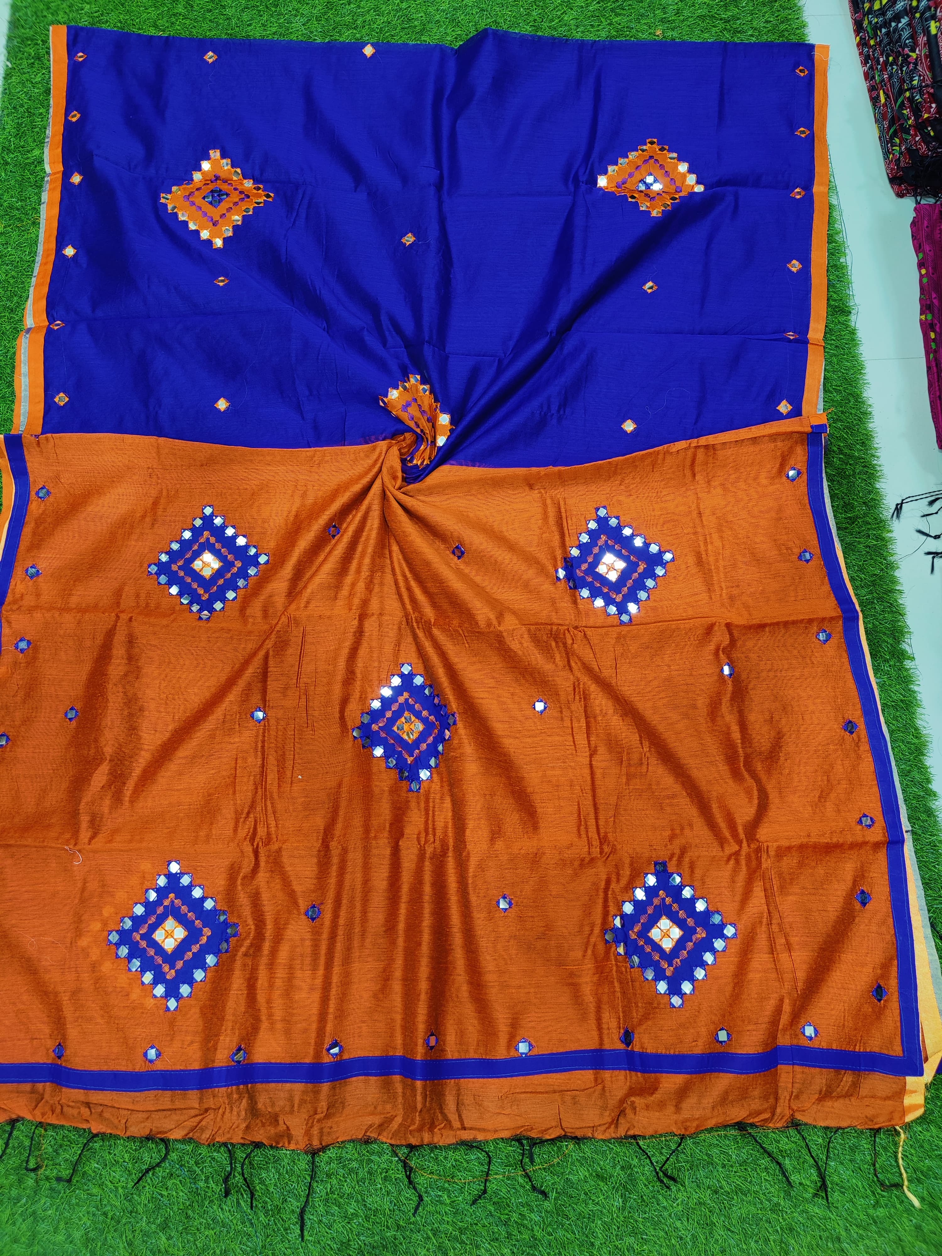 ✨ Stunning Mirror Work Saree – Limited Stock! ✨