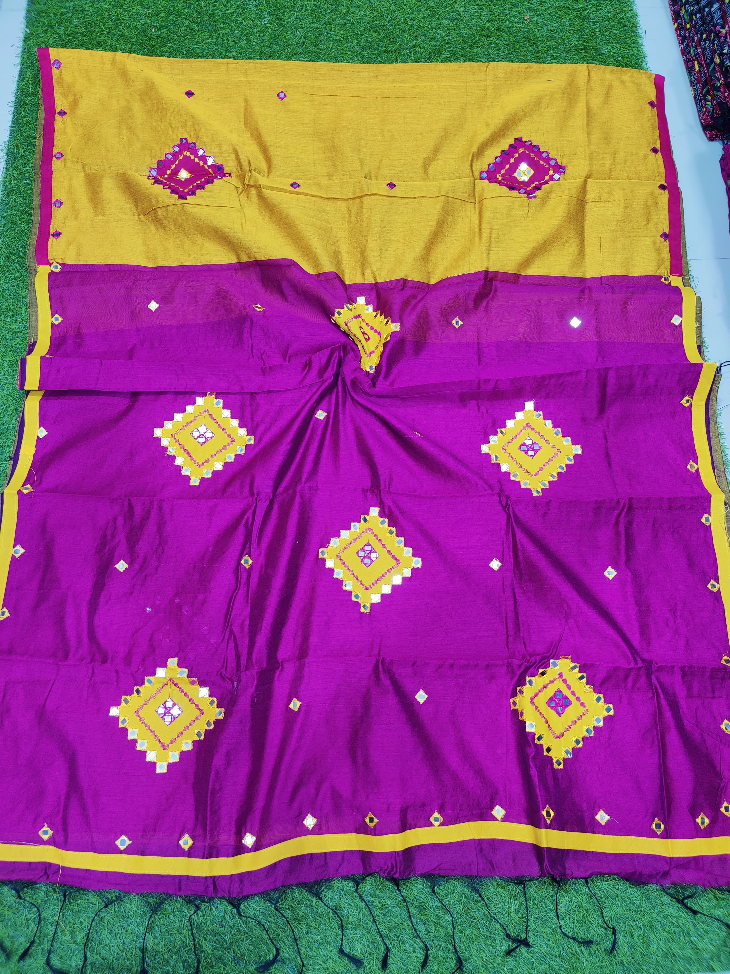 ✨ Stunning Mirror Work Saree – Limited Stock! ✨