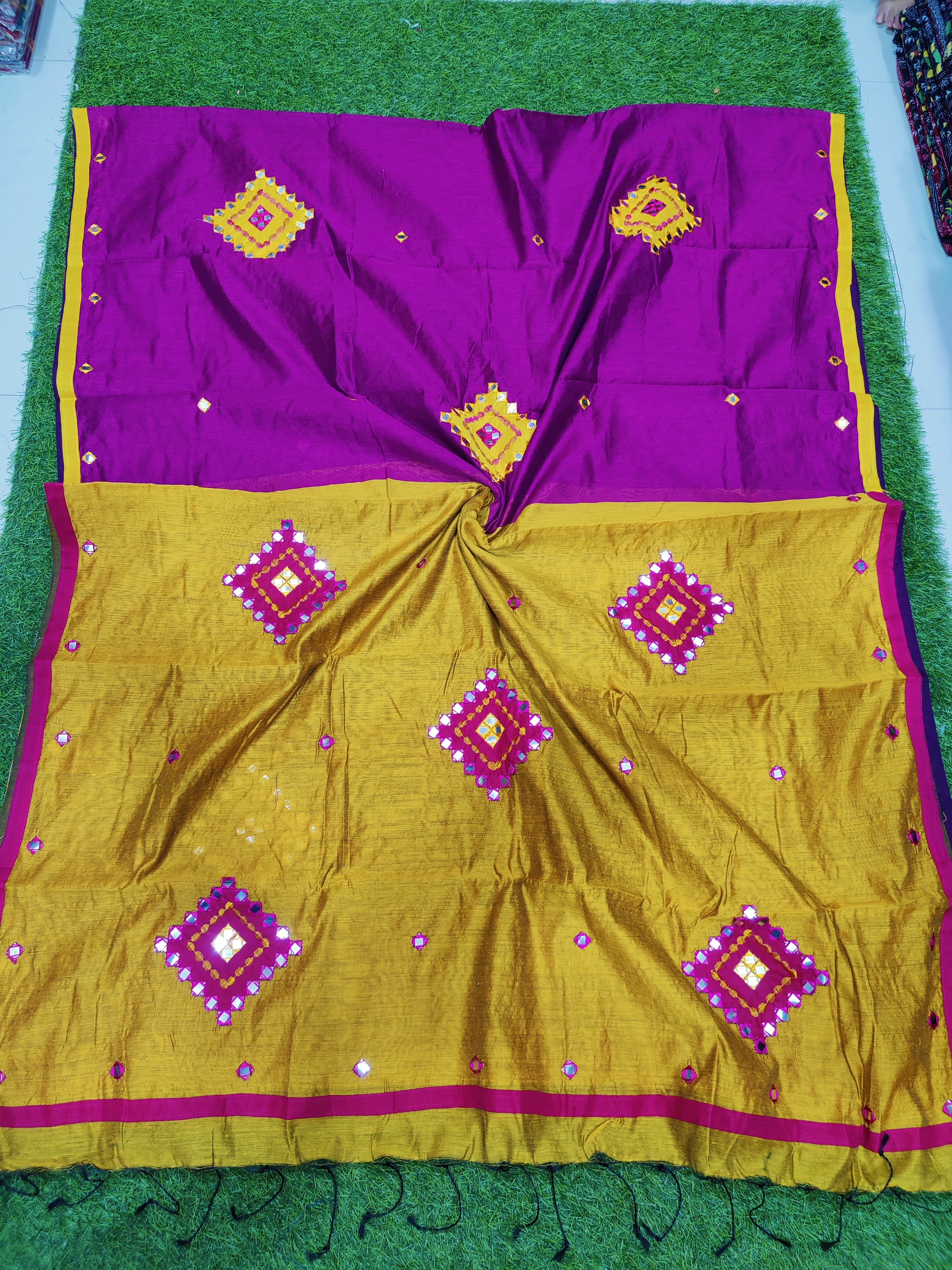 ✨ Stunning Mirror Work Saree – Limited Stock! ✨